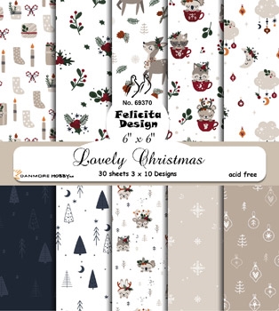Felicita Design Lovely christms 3x10 design 15x15cm 200g